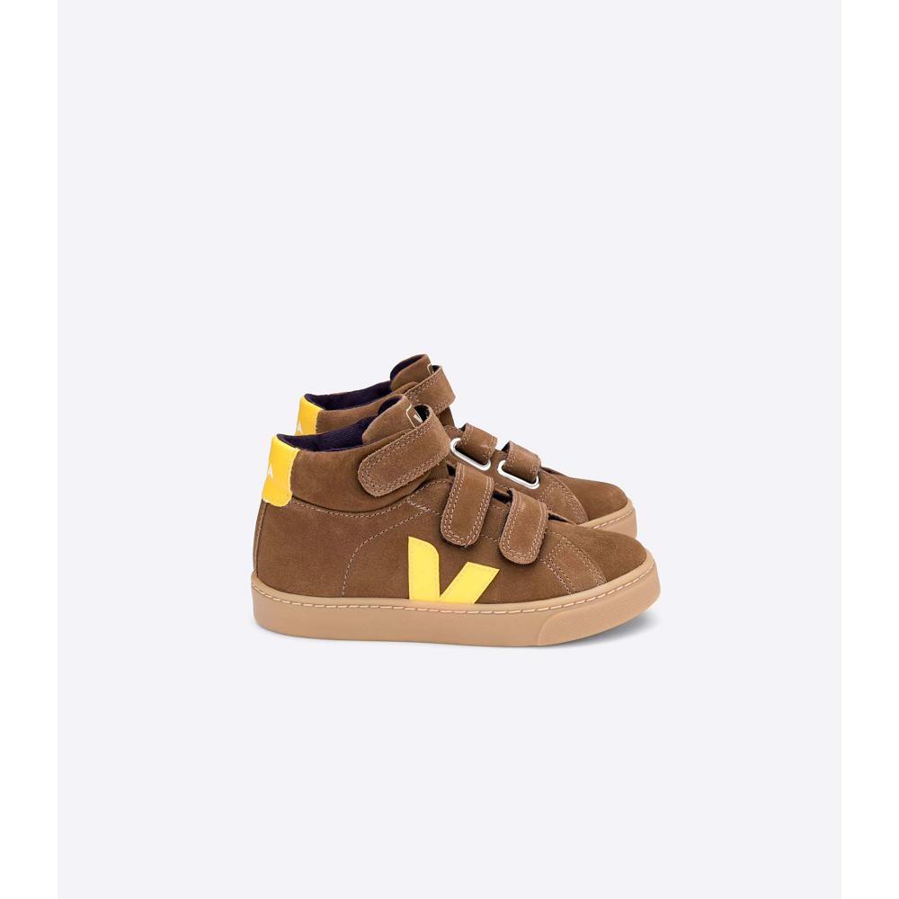 Veja ESPLAR MID SUEDE Høye Barn Kaffe | NO 696LIS